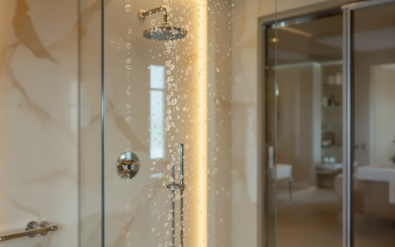 Douches en verre & miroirs